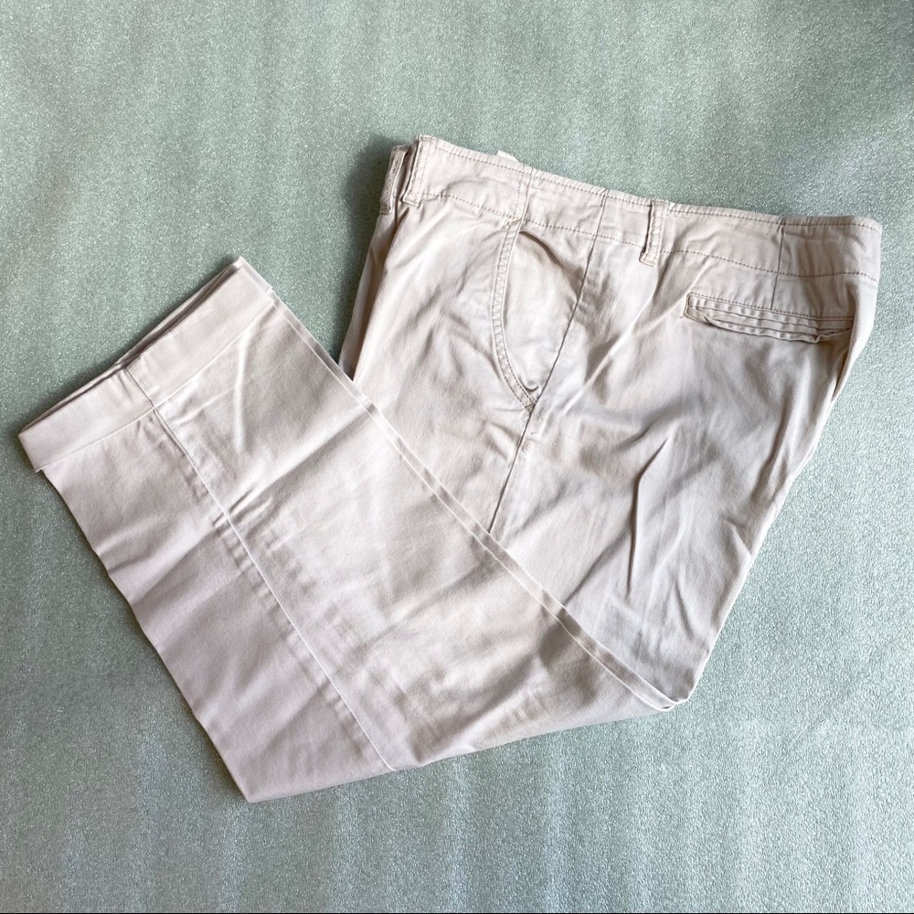Vtg. Soft Beige Capris by Polo Jeans Co.